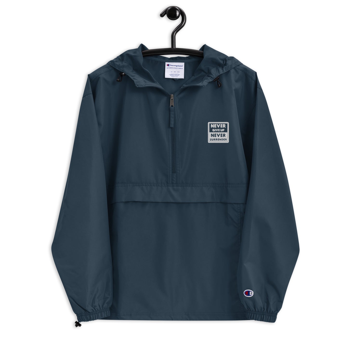 Embroidered Champion Never Surrender Jacket