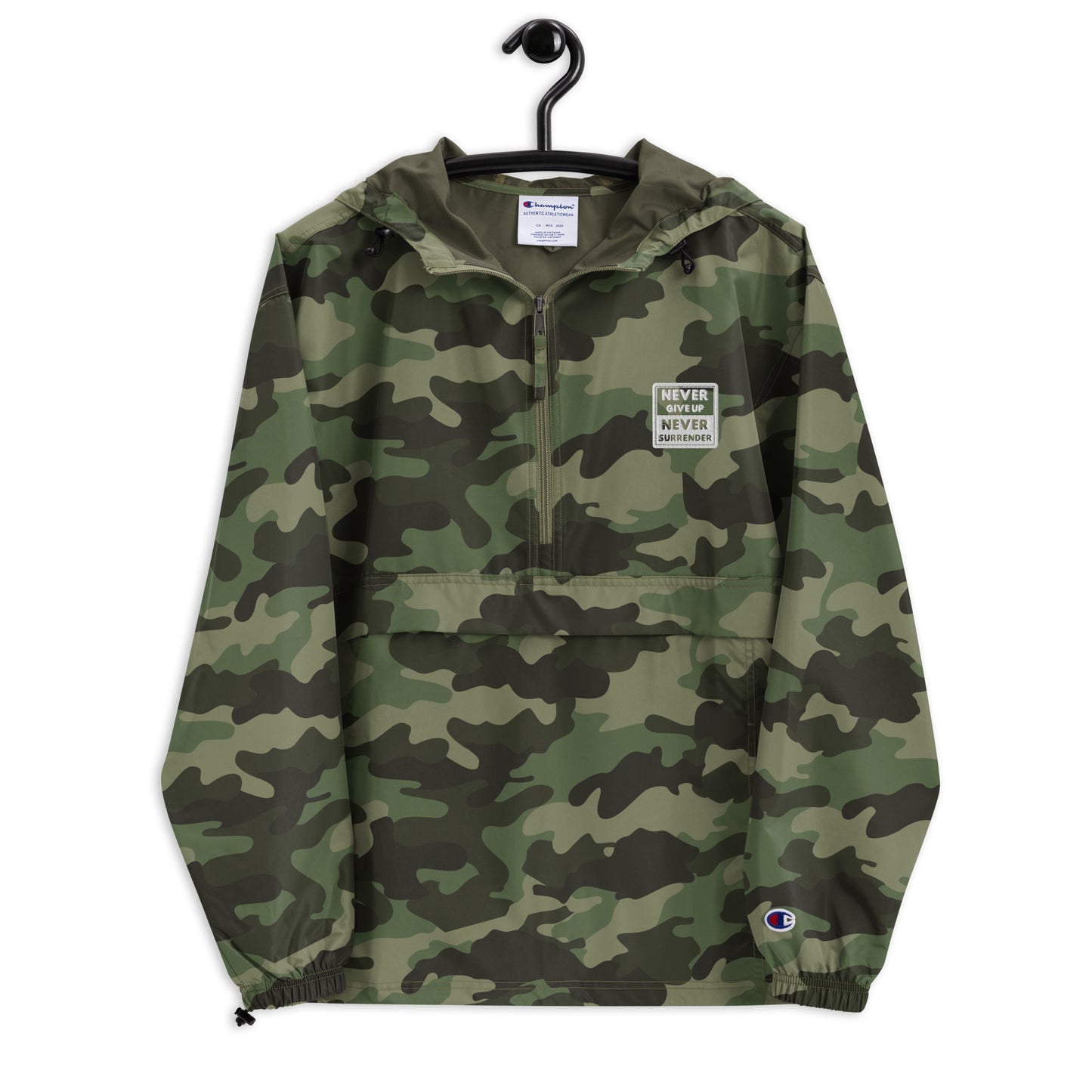 Embroidered Champion Never Surrender Jacket