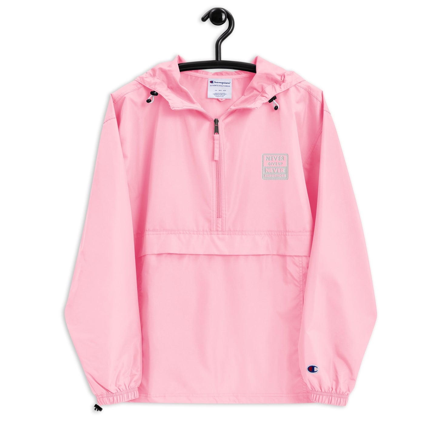 Embroidered Champion Never Surrender Jacket