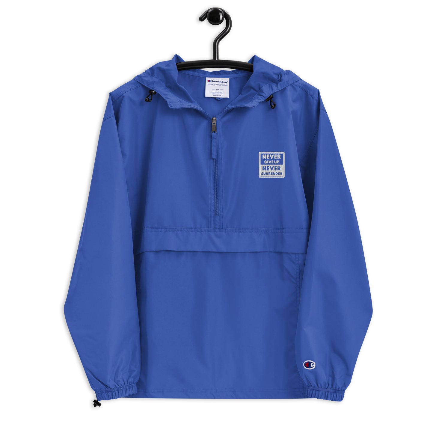 Embroidered Champion Never Surrender Jacket