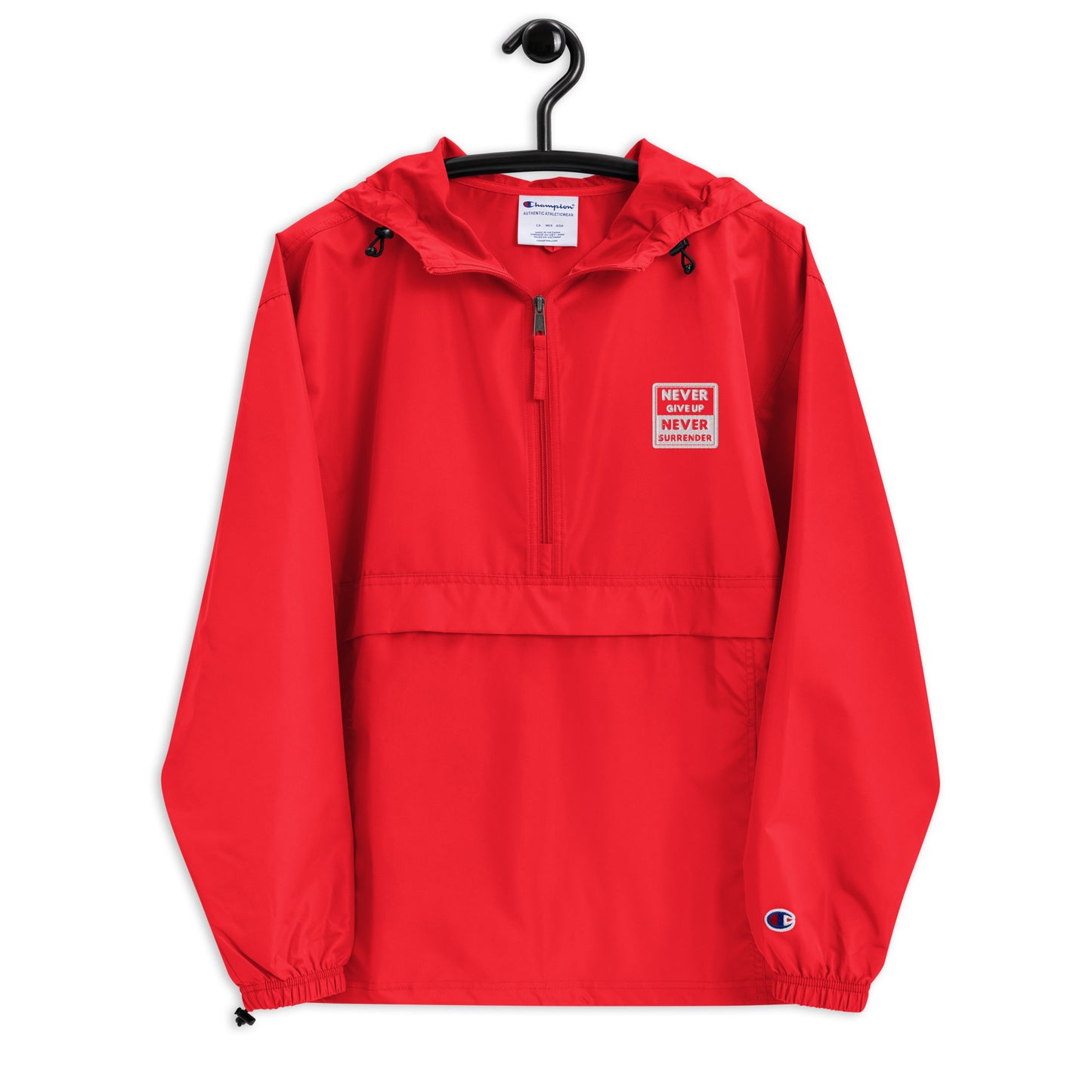 Embroidered Champion Never Surrender Jacket