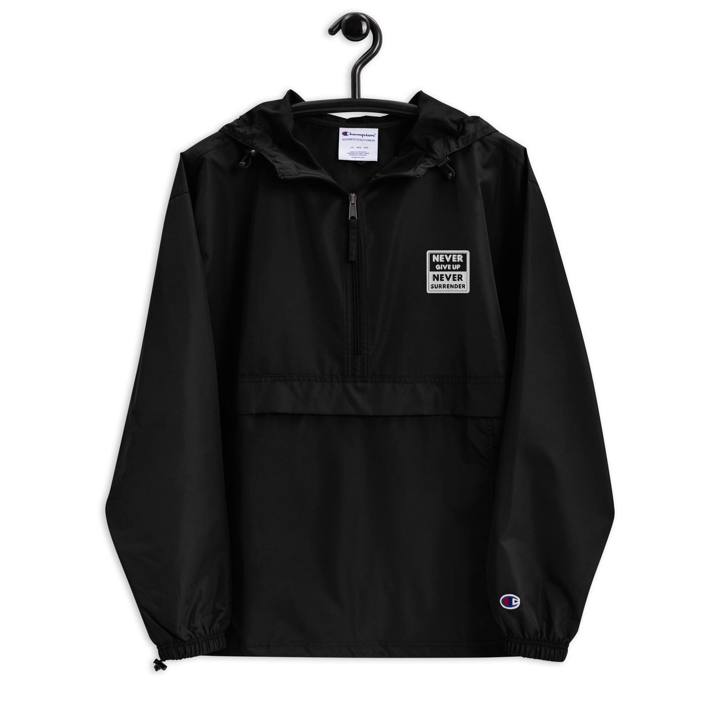 Embroidered Champion Never Surrender Jacket